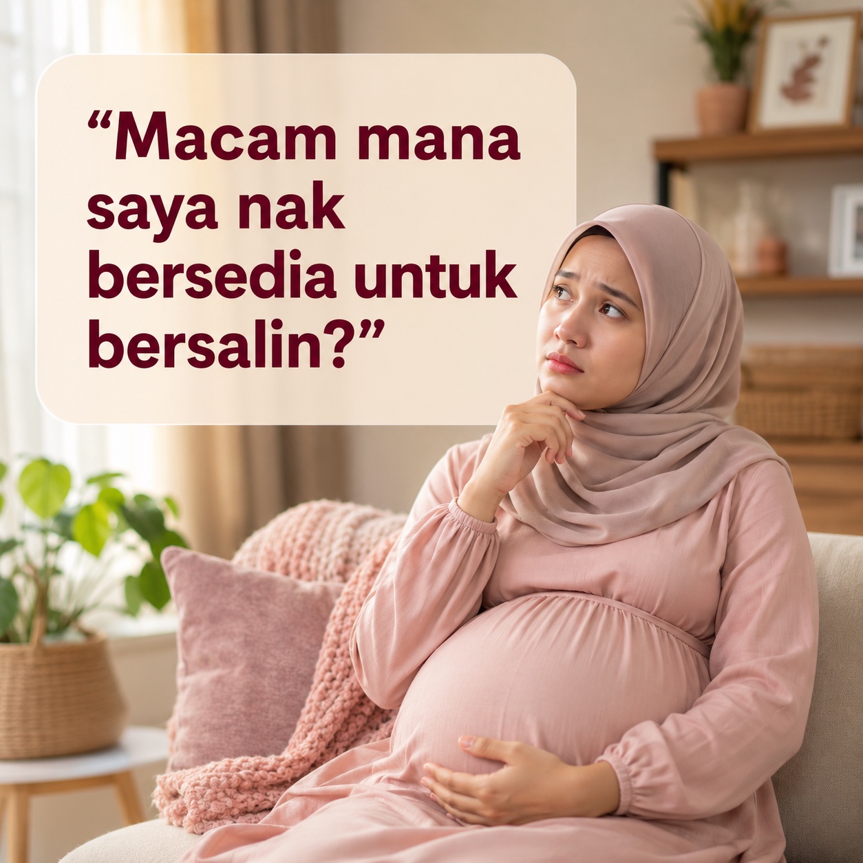 Macam mana saya nak bersedia untuk bersalin?